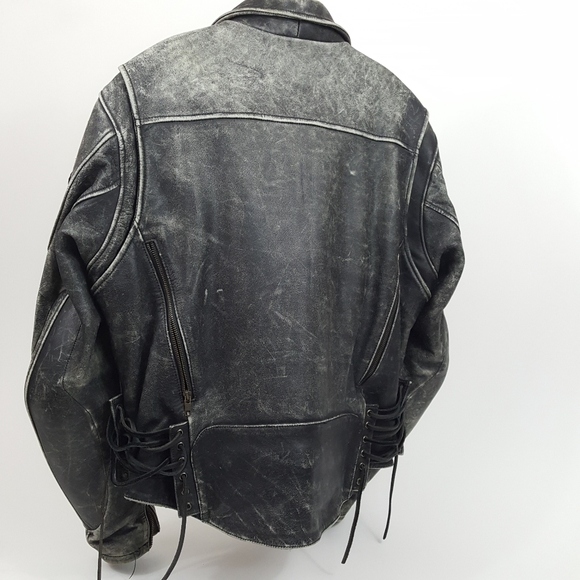 Hein Gericke First Gear Motorcycle Leather Jacket - Picture 2 of 8